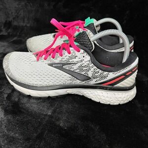 Brooks Ghost 11 1202771B192 Womens 9 Athletic Running Shoes Gray Black Sneakers